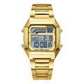 Unisex Vierkante Digitale Horloge met Lichtgevend Display