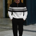 🎁2026 Nieuw binnen 50% KORTING💥 Herenpullover en broekset met grafische print