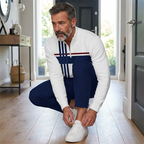 🎁2026 Nieuw binnen 50% KORTING💥 Herenpullover en broekset met grafische print