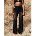 🥳 2026 HOT SALE 🥳💞 50K+ VERKOCHT! 💥👖 50% KORTING! Hoog getailleerde kanten flared broek – Elegant en comfortabel! 🌸✨