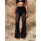 🥳 2026 HOT SALE 🥳💞 50K+ VERKOCHT! 💥👖 50% KORTING! Hoog getailleerde kanten flared broek – Elegant en comfortabel! 🌸✨