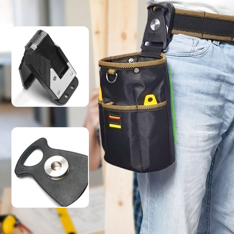 🔥Gereedschapstasje met clipbevestiging voor aan de riem🔧