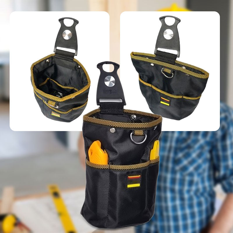 🔥Gereedschapstasje met clipbevestiging voor aan de riem🔧