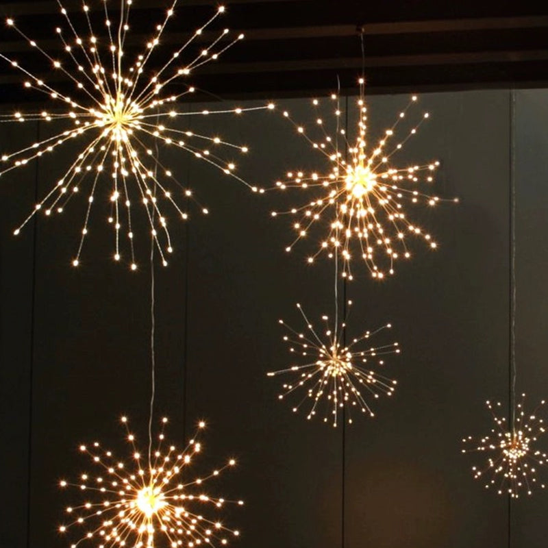 ✨ Zonne-energie Vuurwerk Lichtslinger – Magische Tuinverlichting voor Feesten & Avonden