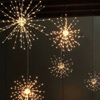 ✨ Zonne-energie Vuurwerk Lichtslinger – Magische Tuinverlichting voor Feesten & Avonden