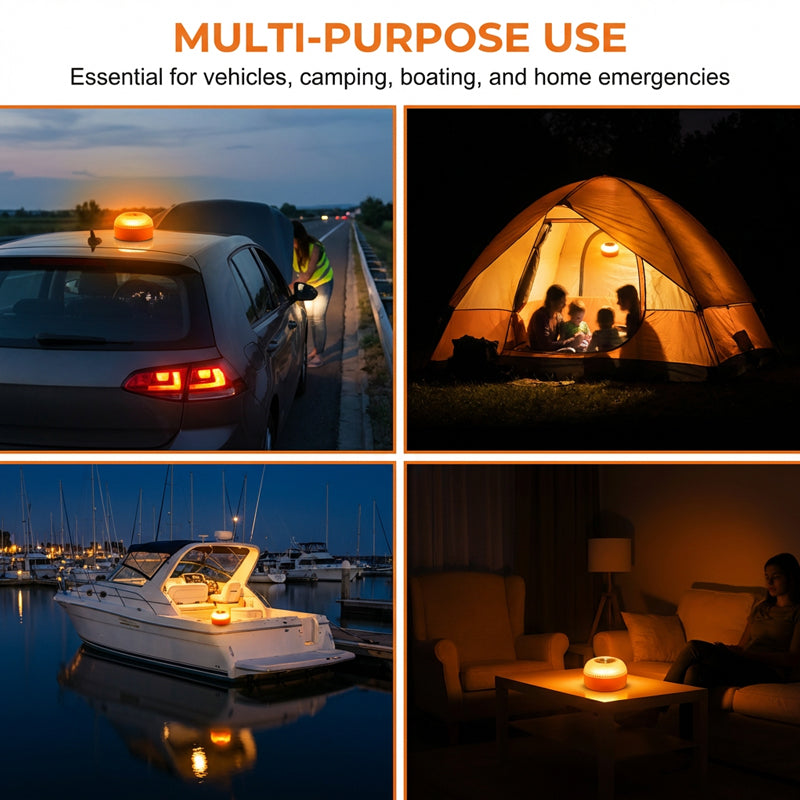 🌞Fris De Lente In Met 50% Korting!🚨 Magnetisch LED Noodwaarschuwingslicht – Dubbele Modus & IP65 Waterdicht – Veiligheid voor Auto. Camping & Noodgevallen!