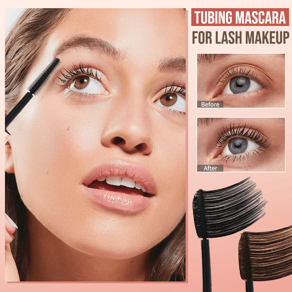 🎉2 VOOR DE PRIJS VAN 1🎉 Tubing Mascara Duo in zwart en bruin voor wimpermake-up