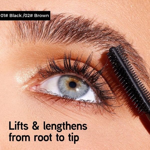 🎉2 VOOR DE PRIJS VAN 1🎉 Tubing Mascara Duo in zwart en bruin voor wimpermake-up