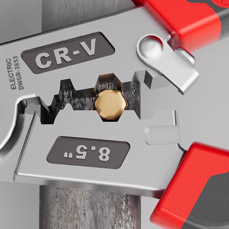2-in-1 roestvrijstalen draadstripper en krimptang