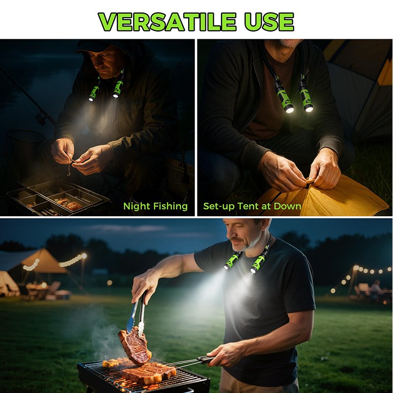 Oplaadbare LED-nekleeslamp