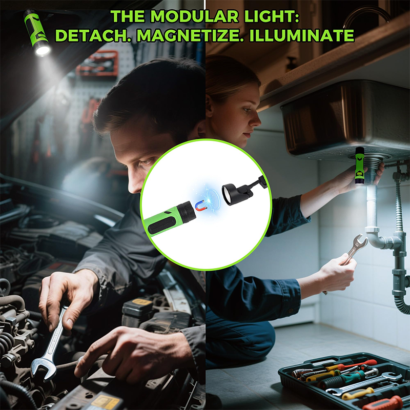 Oplaadbare LED-nekleeslamp